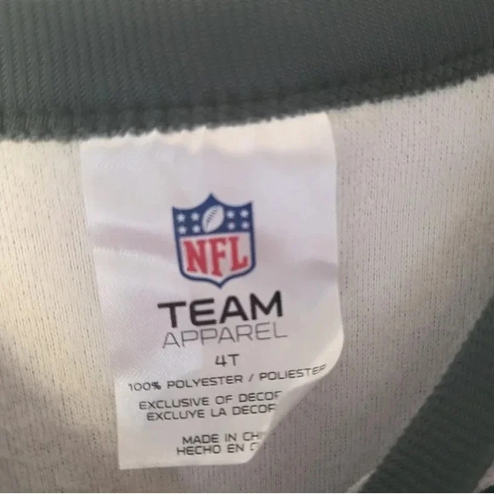 NFL New York Jets Pajamas 4T NWT Sleeper Football Gray Green Sports PJ